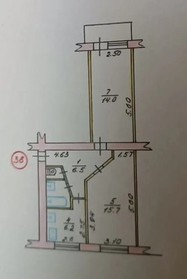 Продам двухкомнатную (2-комн.) квартиру, 60 лет Октября ул, 6, Симферополь г