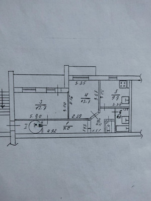Продам двухкомнатную (2-комн.) квартиру, Большевика Попова ул, 14/18, Грэсовский пгт
