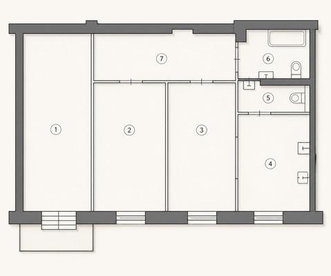 Продам трехкомнатную (3-комн.) квартиру, Шарикоподшипниковская ул, 41, Москва г