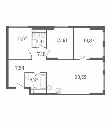Продам трехкомнатную (3-комн.) квартиру, Шмитовский проезд, 39к2, Москва г
