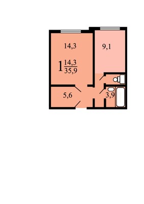 Продам однокомнатную (1-комн.) квартиру, Плеханова ул, 29к2, Москва г