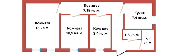 Продам трехкомнатную (3-комн.) квартиру, Жуковского ул, 39А, Санкт-Петербург г
