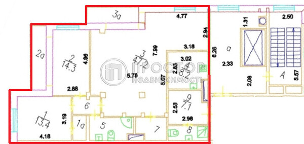 Продам трехкомнатную (3-комн.) квартиру, Мишина ул, 26, Москва г