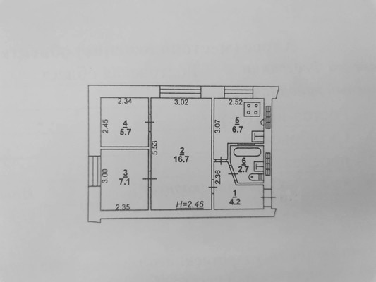 Продам трехкомнатную (3-комн.) квартиру, Ленина пр-кт, 44к5, Ростов-на-Дону г