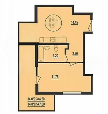 Продам двухкомнатную (2-комн.) квартиру, Степная ул, 1/1, Краснодар г