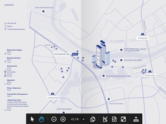 Продам двухкомнатную (2-комн.) квартиру, Борисовские Пруды ул, 3к2, Москва г