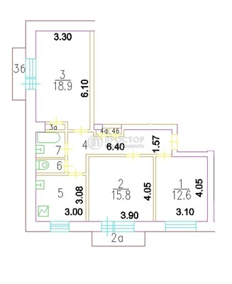 Продам трехкомнатную (3-комн.) квартиру, Бутырская ул, 9к1, Москва г