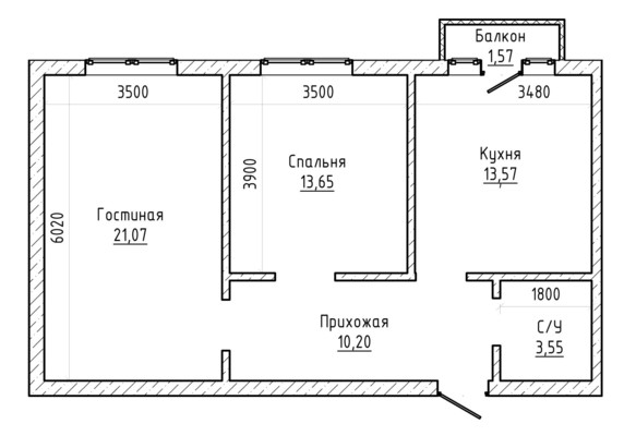 Продам двухкомнатную (2-комн.) квартиру, Шогенова ул, 55к51, Нальчик г
