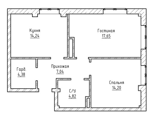 Продам двухкомнатную (2-комн.) квартиру, Байсултанова ул, 28, Нальчик г