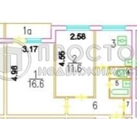 Продам двухкомнатную (2-комн.) квартиру, Самаркандский б-р, 6к2, Москва г