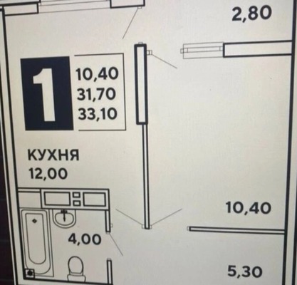 Продам однокомнатную (1-комн.) квартиру, Западный Обход ул, 39к2, Краснодар г