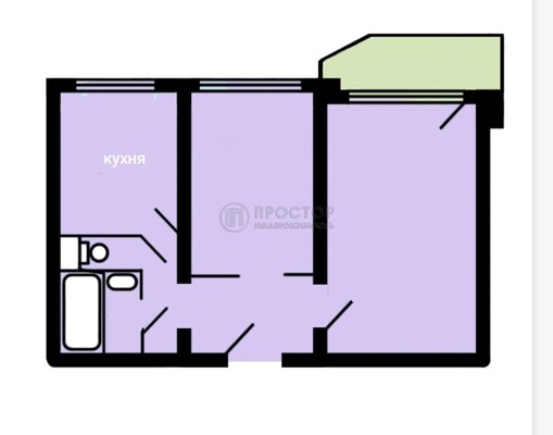 Продам двухкомнатную (2-комн.) квартиру, Барышиха ул, 21, Москва г