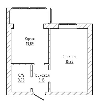 Продам однокомнатную (1-комн.) квартиру, Солнечная ул, 7, Нальчик г
