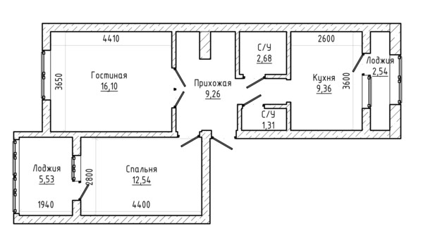 Продам двухкомнатную (2-комн.) квартиру, Ю.А.Гагарина ул, 24/12, Нальчик г