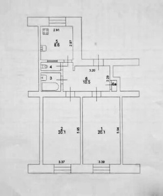 Продам двухкомнатную (2-комн.) квартиру, Киевская ул, 24, Москва г