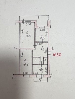 Продам трехкомнатную (3-комн.) квартиру, Мира ул, 2, Бахчисарай г