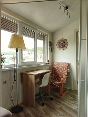 Сдам трехкомнатную (3-комн.) квартиру, Виноградная ул, 238Г, Беранда с