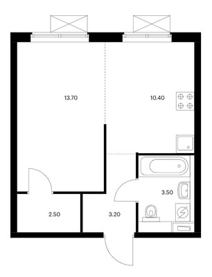 Продам однокомнатную (1-комн.) квартиру, Новоостаповская ул, 7к1, Москва г