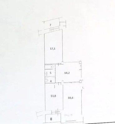 Продам двухкомнатную (2-комн.) квартиру, Авиаторов ул, 23, Красноярск г