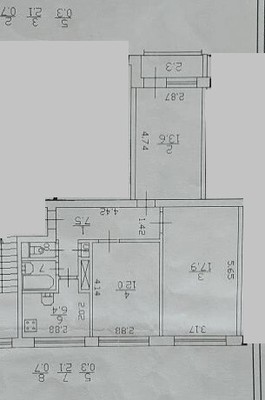 Продам трехкомнатную (3-комн.) квартиру, Дачный пр-кт, 9Ак2, Санкт-Петербург г