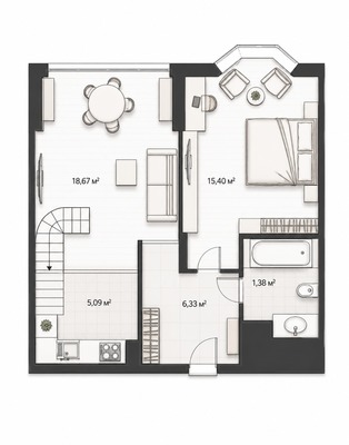 Продам двухкомнатную (2-комн.) квартиру, Верхняя ул, 20к1, Москва г