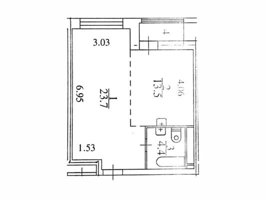 Продам однокомнатную (1-комн.) квартиру, Мантулинская ул, 9к6, Москва г