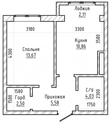 Продам однокомнатную (1-комн.) квартиру, Солнечная ул, 40, Нальчик г