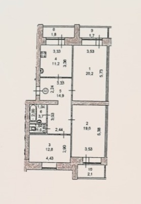 Продам трехкомнатную (3-комн.) квартиру, Мира ул, 70б, Йошкар-Ола г