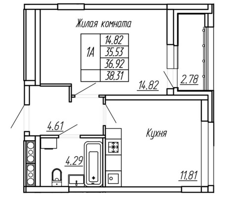 Продам однокомнатную (1-комн.) квартиру, Карла Маркса ул, 109Г, Йошкар-Ола г
