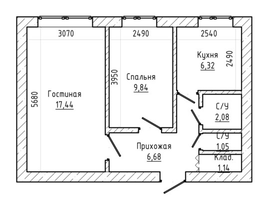 Продам двухкомнатную (2-комн.) квартиру, Т.Идарова ул, 3, Нальчик г