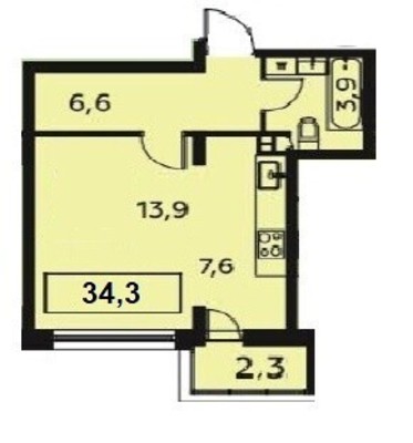 Продам однокомнатную (1-комн.) квартиру, Скандинавский б-р, 7, Сосенское п