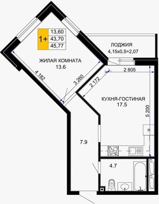Продам однокомнатную (1-комн.) квартиру, Ветеранов ул, 85к5, Краснодар г