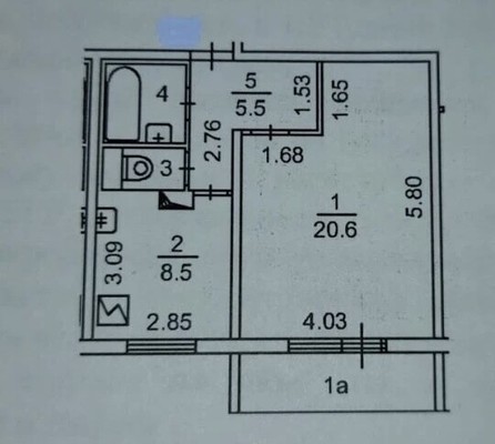 Продам однокомнатную (1-комн.) квартиру, Марьинский Парк ул, 39к1, Москва г