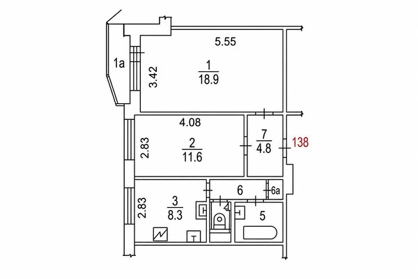 Продам двухкомнатную (2-комн.) квартиру, Дмитровка Б. ул, 23к1, Москва г