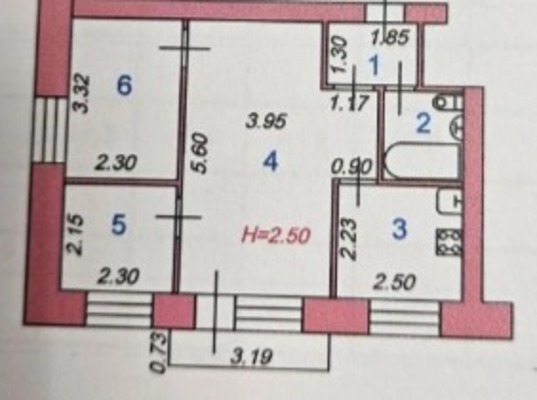 Продам трехкомнатную (3-комн.) квартиру, Кавалерийская ул, 4, Иваново г