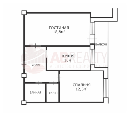 Продам двухкомнатную (2-комн.) квартиру, Ленинский пр-кт, 121/1к2, Москва г