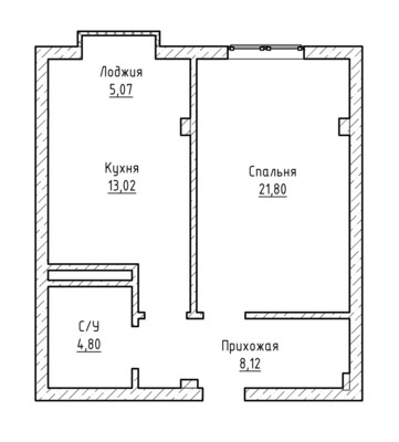 Продам однокомнатную (1-комн.) квартиру, Чернышевского ул, 197к6, Нальчик г
