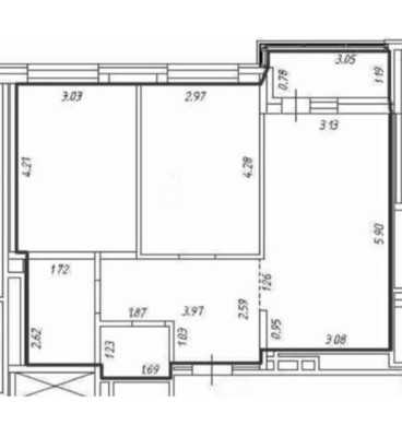 Продам двухкомнатную (2-комн.) квартиру, Строителей ул, 111, Ханты-Мансийск г