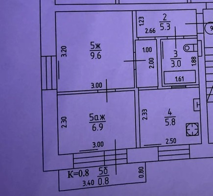 Продам двухкомнатную (2-комн.) квартиру, Калинина пл, 27, Калининград г