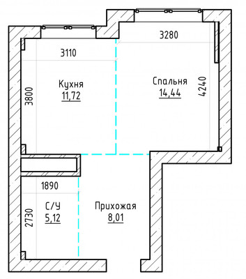 Продам однокомнатную (1-комн.) квартиру, Атажукина ул, 147, Нальчик г