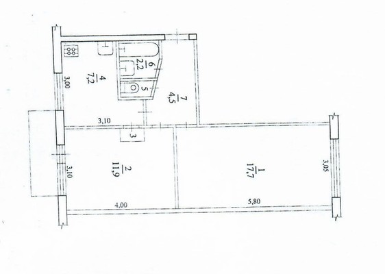 Продам двухкомнатную (2-комн.) квартиру, 2-й Микрорайон ул, 18, Эльбан рп
