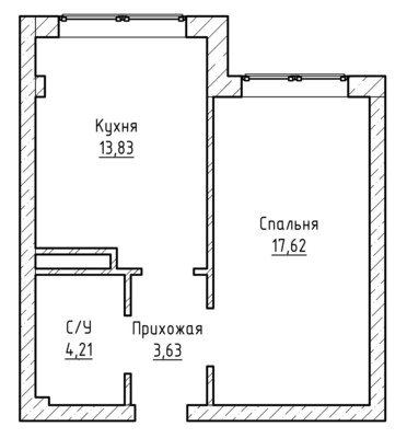 Продам однокомнатную (1-комн.) квартиру, Шогенова ул, 7, Нальчик г