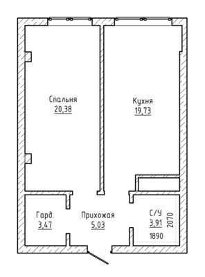 Продам однокомнатную (1-комн.) квартиру, ОДС ул, 3, Нальчик г