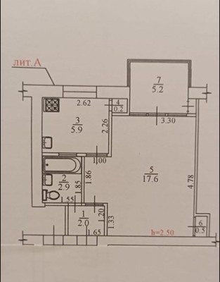 Продам однокомнатную (1-комн.) квартиру, Гагарина (Центральный р-н) ул, 31, Сочи г