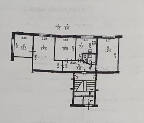 Продам 2-комн. в 4-комн. квартире, Гражданский пр-кт, 105к4, Санкт-Петербург г