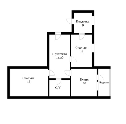 Продам двухкомнатную (2-комн.) квартиру, Арбатская ул, 36Б, Краснодар г