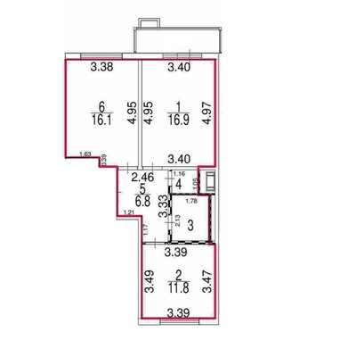 Продам двухкомнатную (2-комн.) квартиру, Победы ул, 5к3, Десна д