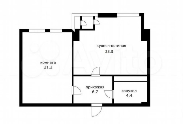 Продам однокомнатную (1-комн.) квартиру, им. Буденного ул, 129, Краснодар г