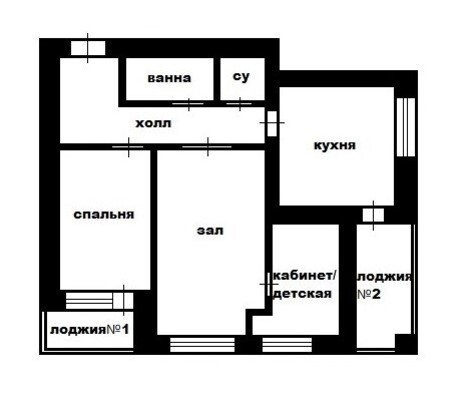 Продам трехкомнатную (3-комн.) квартиру, Авроры ул, 5к10, Уфа г