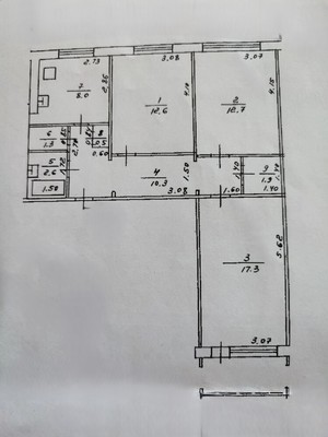 Продам трехкомнатную (3-комн.) квартиру, Академика Королева ул, 7к1, Уфа г